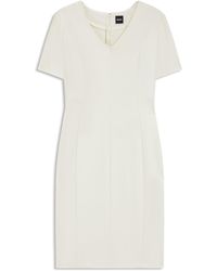 BOSS - Damaisa Wrap Dress - Lyst