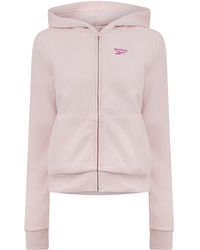 Reebok - Fleece Full-Zip Hoodie - Lyst