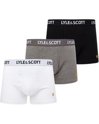 Lyle & Scott - Lyle Barclay 3 Pack Boxer Shorts - Lyst
