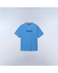 Napapijri - Nap Box Logo Short Sleeve T-Shirt - Lyst
