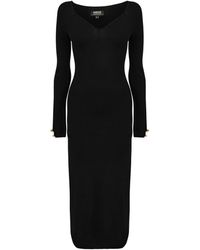 Barbour - Roberta Knitted Midi Dress - Lyst