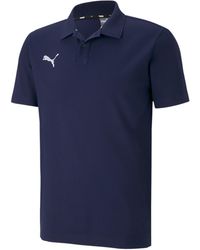 PUMA - Teamgoal Short-Sleeve Polo Shirt - Lyst