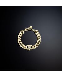Chiara Ferragni - Eye Motif Shiny Metal Chain Bracelet - Lyst