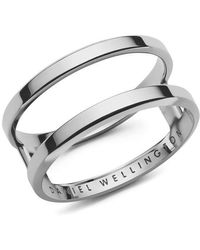 Daniel Wellington - Dual Stainless Steel Ring L 1/2 - Lyst