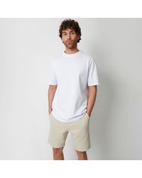 Threadbare - Cotton Blend Textured Sweat Shorts - Lyst