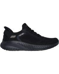 Skechers - Engineered Knitted Bungee Slip-On Runners - Lyst