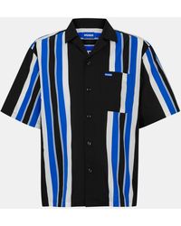 HUGO - Eligino Short-Sleeve Patterned Shirt - Lyst