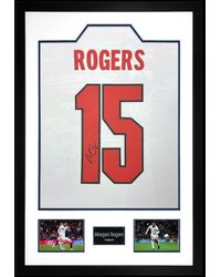 The Fan Cave - Morgan Rogers Signed England Home Shirt Premium - Lyst