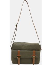 Firetrap - Waxed Canvas Messenger Bag - Lyst