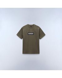 Napapijri - Nap Box Logo Short Sleeve T-Shirt - Lyst