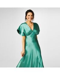 Biba - Bridesmaid Satin Maxi Dress - Lyst