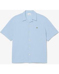 Lacoste - Short Sleeve Plain Shirt - Lyst