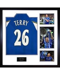 The Fan Cave - John Terry Signed Chelsea Shirt Elite Frame - Lyst