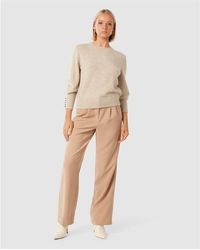 Forever New - Camilla Button Sleeve Knit Jumper - Lyst