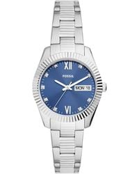 Fossil - Scarlette Mini Quartz Stainless Steel Three-hand Watch - Lyst