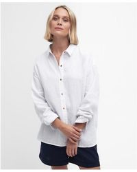 Barbour - Hampton Relaxed Linen Shirt - Lyst