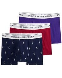 Polo Ralph Lauren - 3-Pack Cotton Trunks - Lyst