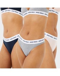 Jack Wills - Jack Deptford Multipack Thong 3 Pack - Lyst