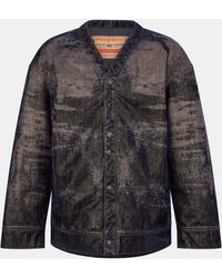 DIESEL - Designer Denim Button-Through Jacket - Lyst