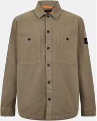 BOSS - Locky Overshirt - Lyst