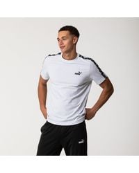 PUMA - Tape Regular Fit T-Shirt - Lyst
