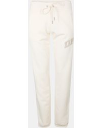 DKNY - Logo Fleece Tapered Joggers - Lyst