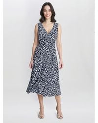 Gina Bacconi - Dolly Fit And Flare Jersey Dress - Lyst
