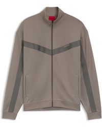 HUGO - Tracksuit Top With Athletic Design (Darti) - Lyst
