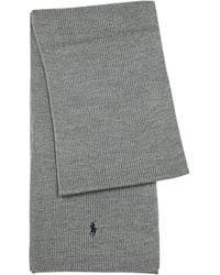 Polo Ralph Lauren - Prl Signiture Pony Wool Scarf - Lyst