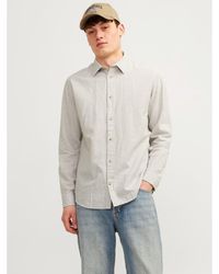 Jack & Jones - Ls Linen Shirt Sn99 - Lyst