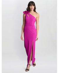 Gina Bacconi - Portia One Shoulder Flower Maxi Dress - Lyst