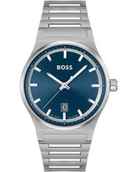 BOSS - Gents Candor Stainless Steel Bracelet Watch - Lyst