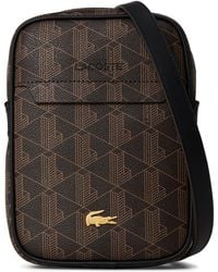 Lacoste - Mono Faux Leather Cross-Body Bag - Lyst