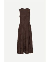 ROTATE BIRGER CHRISTENSEN - Flower-Detail Midi Dress - Lyst