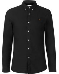 Farah - Oxford Long Sleeve Shirt - Lyst