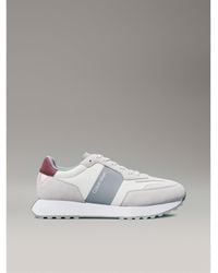 Calvin Klein - Suede Trainers - Lyst