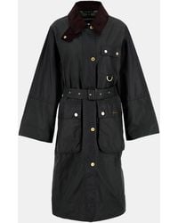 Barbour - Milda Waxed Trench Belted Wax Jacket - Lyst
