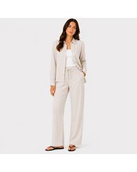 I Saw It First - Striped Straight Leg Trousers - Lyst