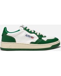 Autry - Bicolour Leather Court Trainers - Lyst