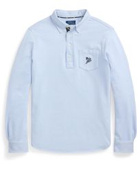 Polo Ralph Lauren - Embroidered Logo Chest Pocket Long Sleeve Shirt - Lyst