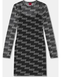 HUGO - Nelonie Mini Dress - Lyst