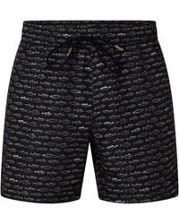 BOSS - Patterned Streamlined Swim Shorts - Lyst