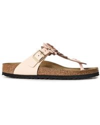 Birkenstock - Gizeh Floral Flat Sandal - Lyst