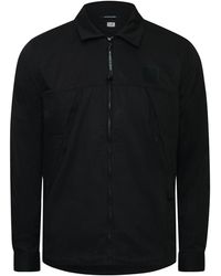 C.P. Company - Metropolis Series Gabardine Zip Overshirt - Lyst