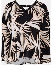 Biba - Long-Sleeve Stud Trim Blouse - Lyst