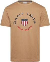 GANT - Graphic T-Shirt - Lyst
