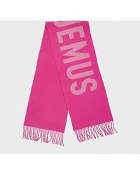 Jacquemus - Jacquard Wool L'Écharpe Scarf - Lyst