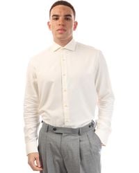 BOSS - H Joe Spread Long Sleeve Oxford Shirt - Lyst
