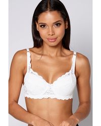 Valbonne - Underwired E-H Full Cup Floral Lace Bra - Lyst