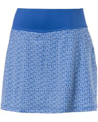 PUMA - (13) Golf Pwrshape Knit Skirt - Lyst
